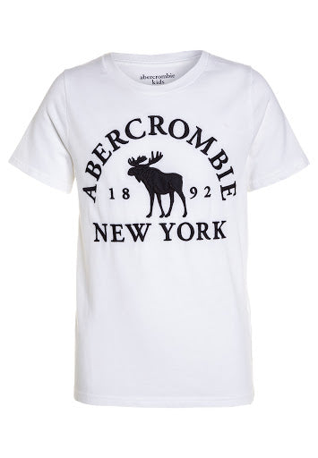 T-shirt Abercrombie & Fitch bianca modello New York - Direzione Libertà